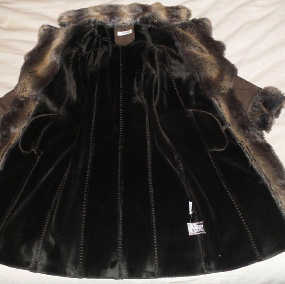 Pierre Balmain Paris authentic real brown coat XS - Picture 8 of 8